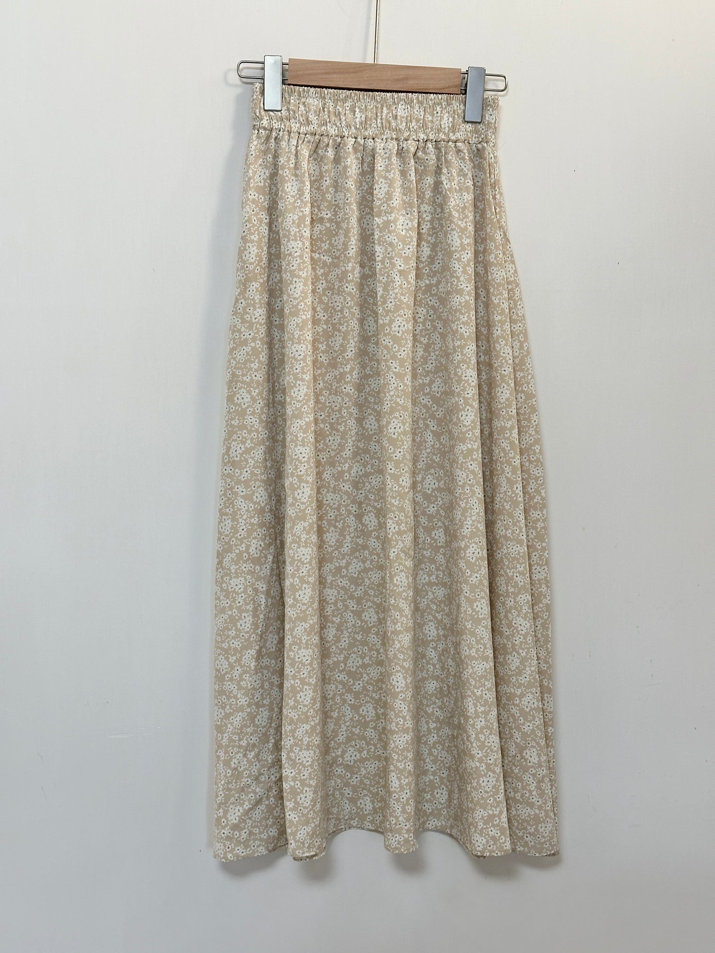 垂感清爽碎花裙