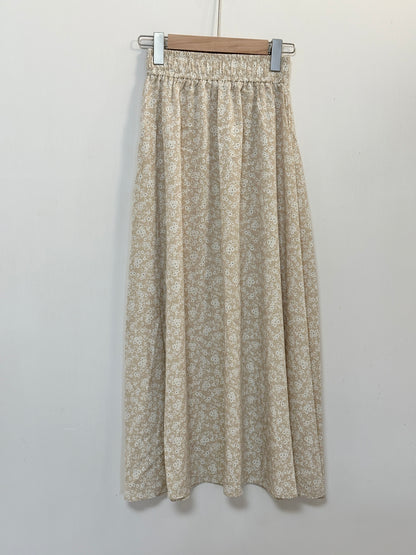 垂感清爽碎花裙