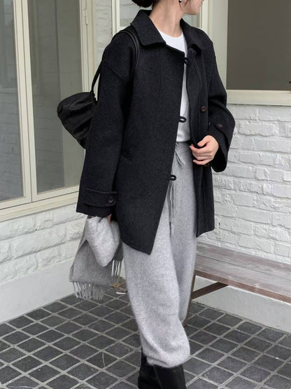 中長80%羊毛大褸