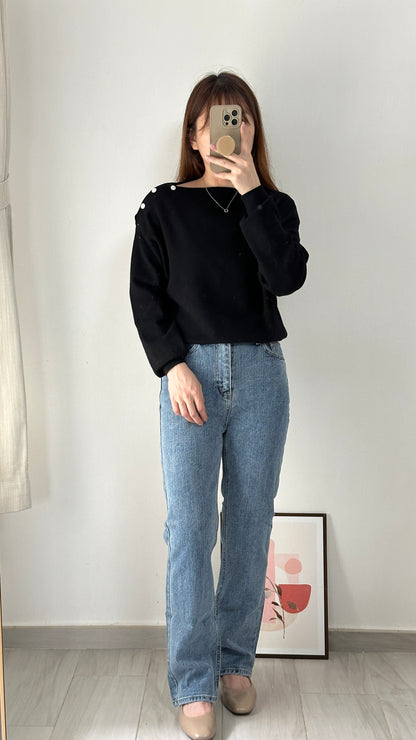 【三著】船領鈕扣上衣