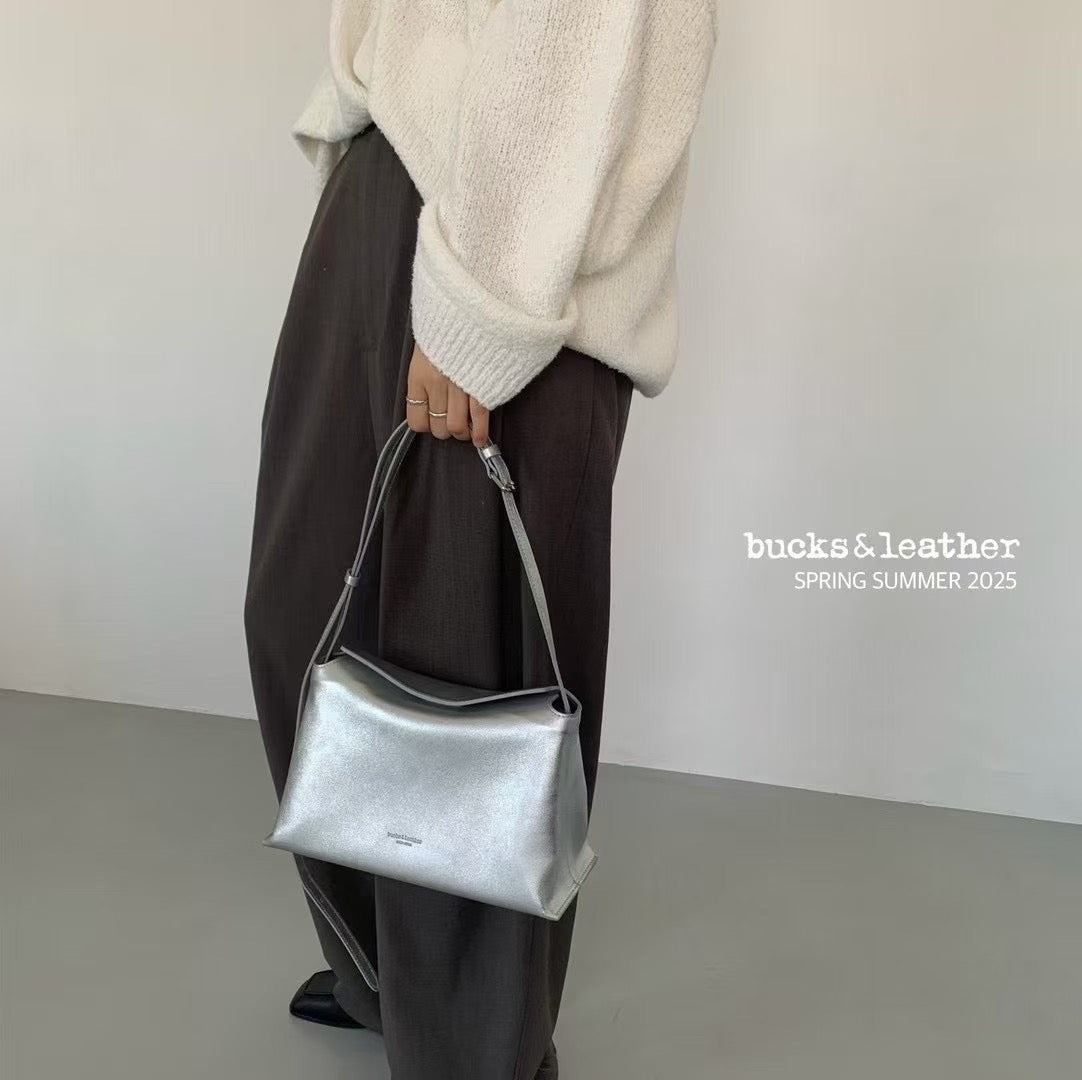 Bucks&Leather 磁石扣枕頭袋 (M)