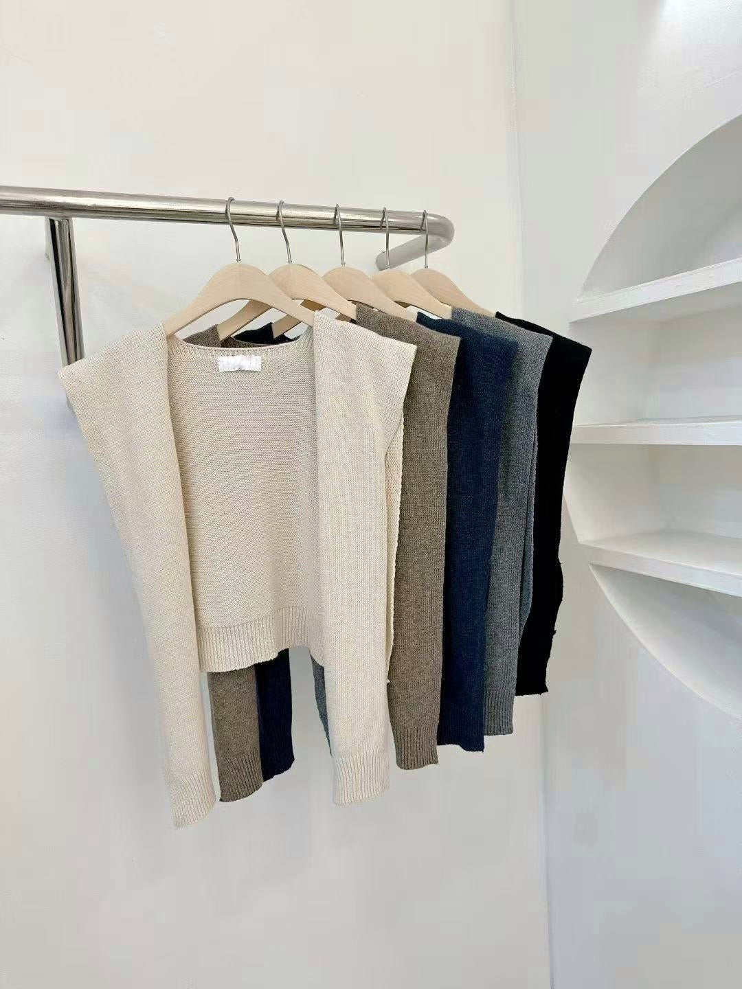 外搭針織小披肩