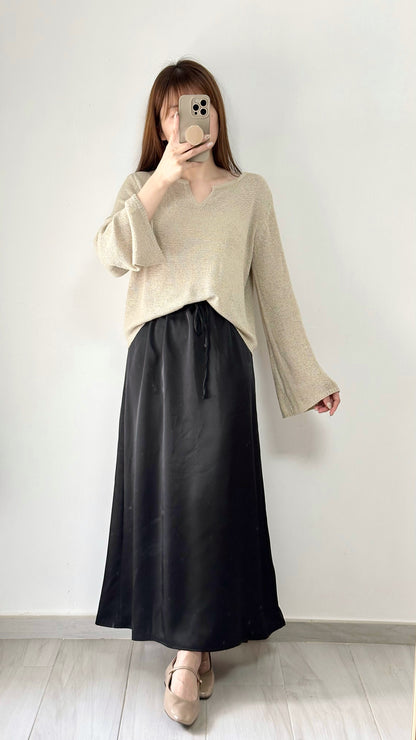 不挑身材的緞面裙