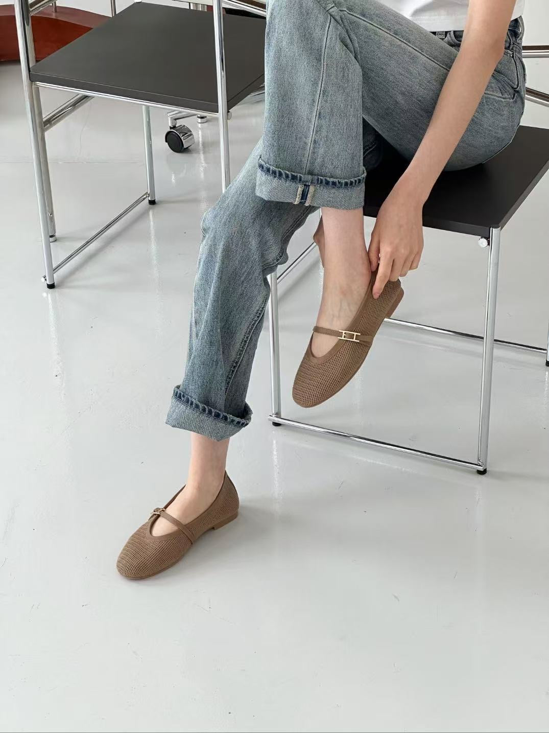 夏日網織Mary Jane