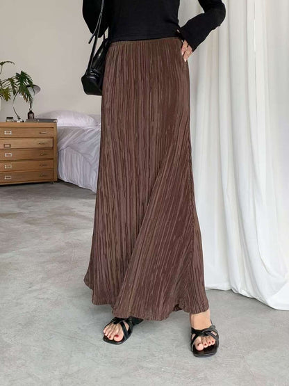 坑紋百搭小魚尾裙