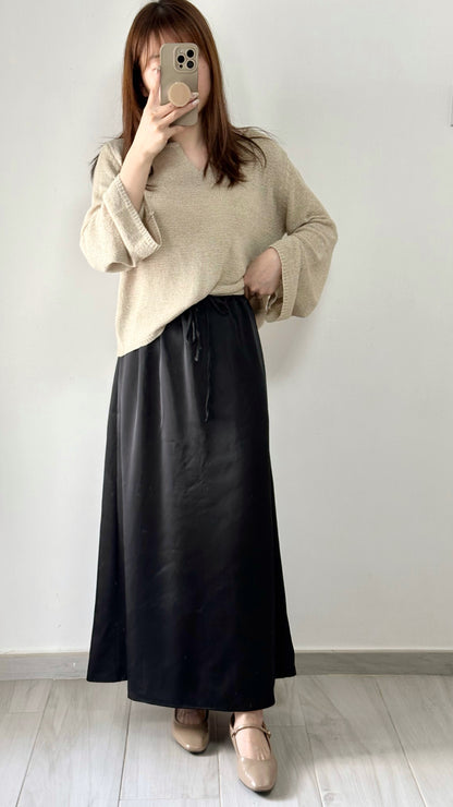 不挑身材的緞面裙