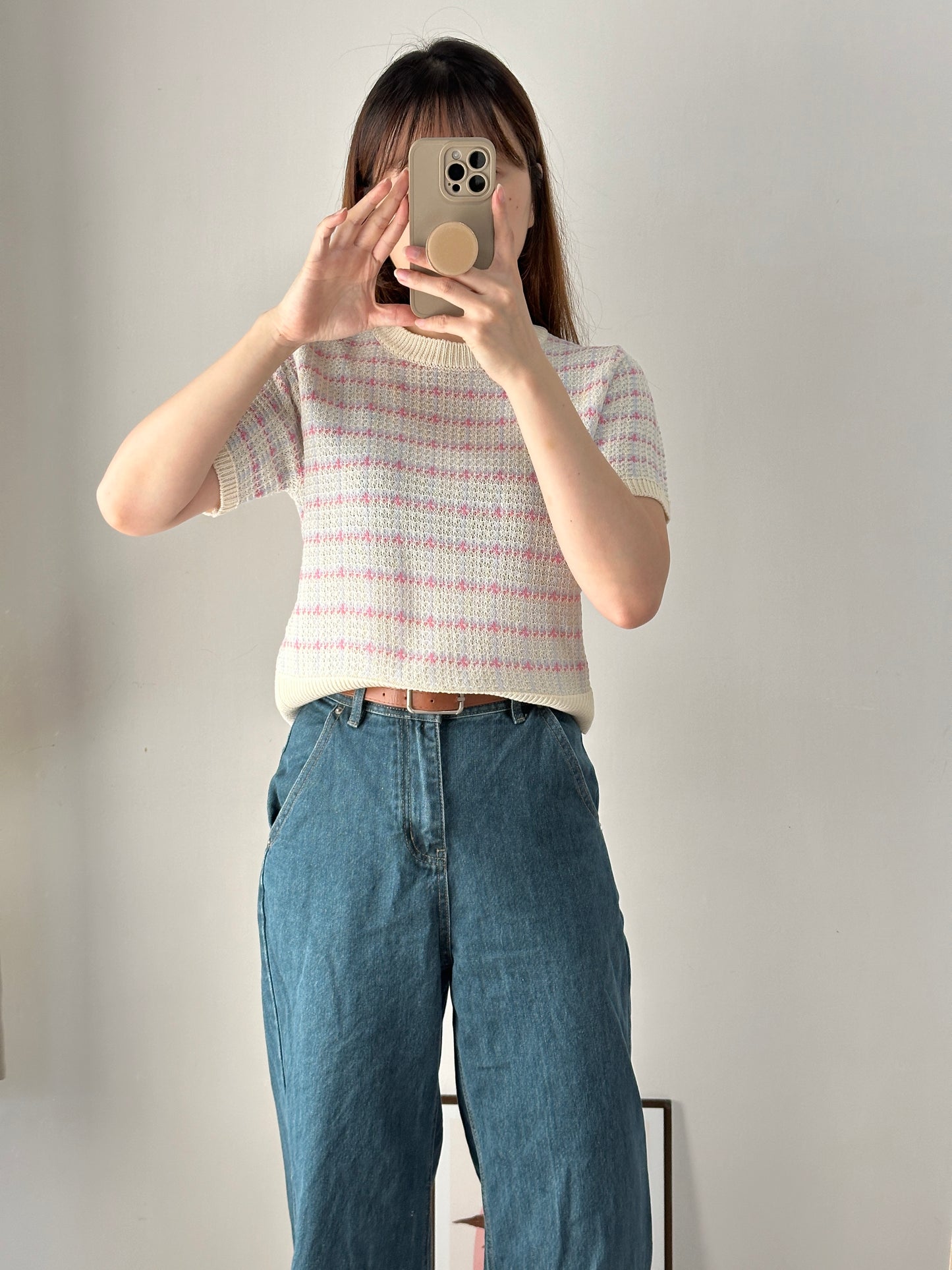 擺脫沉悶配色針織衫