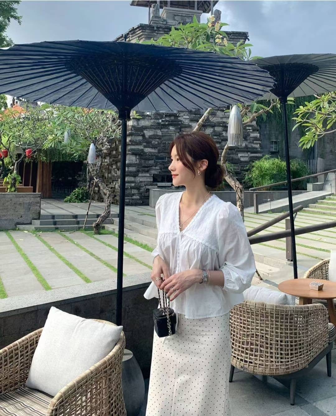 通花花邊Blouse