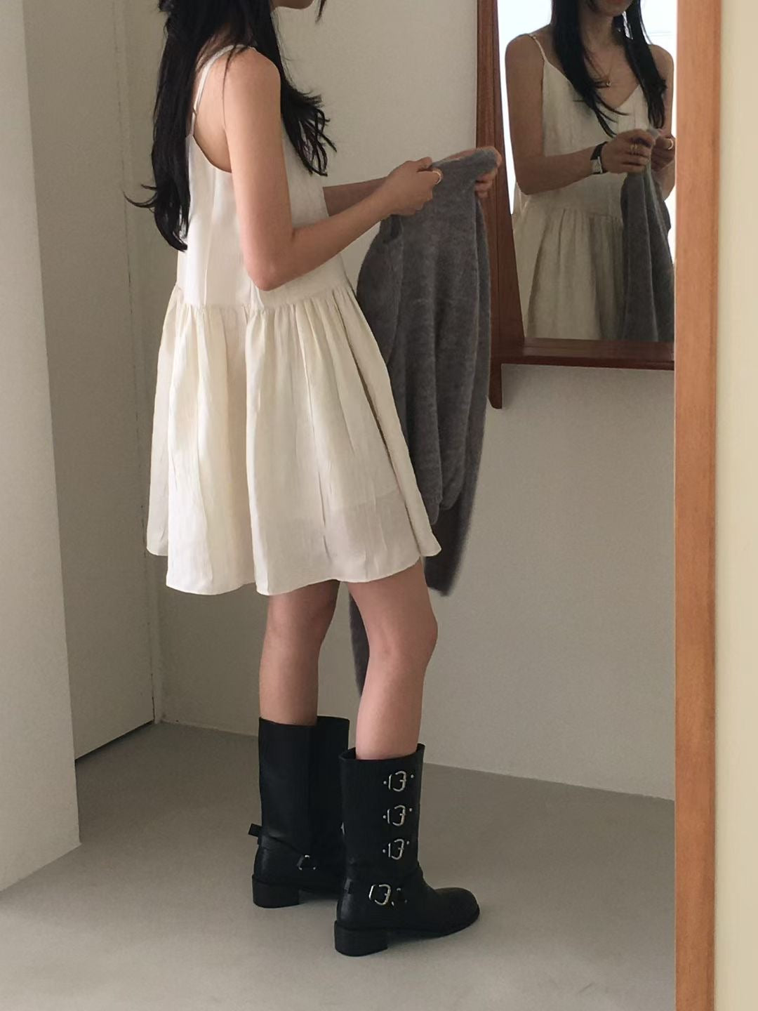 紋理百搭吊帶OPS