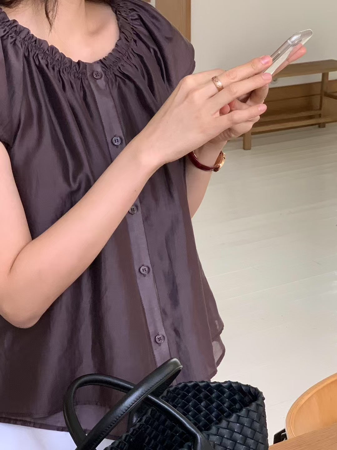 天絲兩著上衣