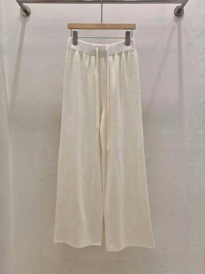 <睡褲級舒適>麻花針織褲