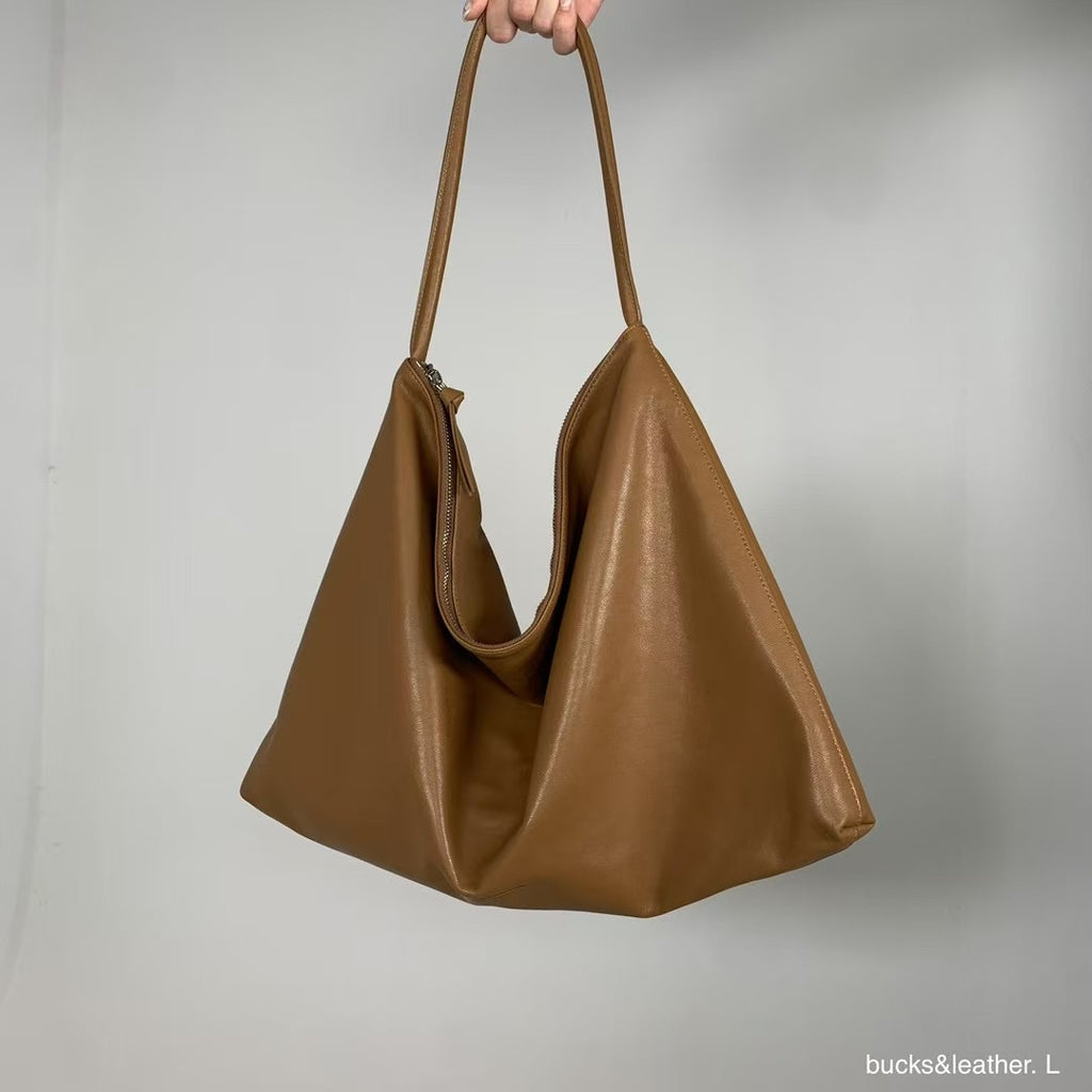 Bucks&Leather #167 慵懶垂墜Shoulder Bag (L)