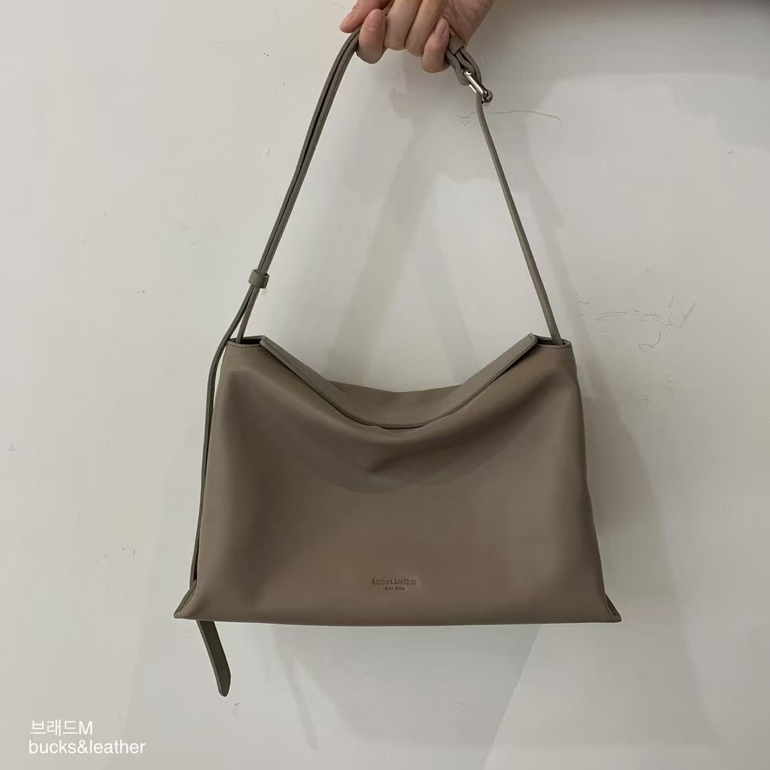 Bucks&Leather 磁石扣枕頭袋 (L)