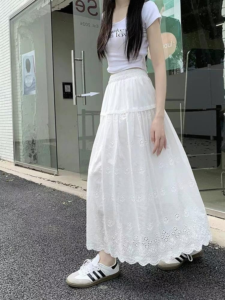 花邊通花傘裙
