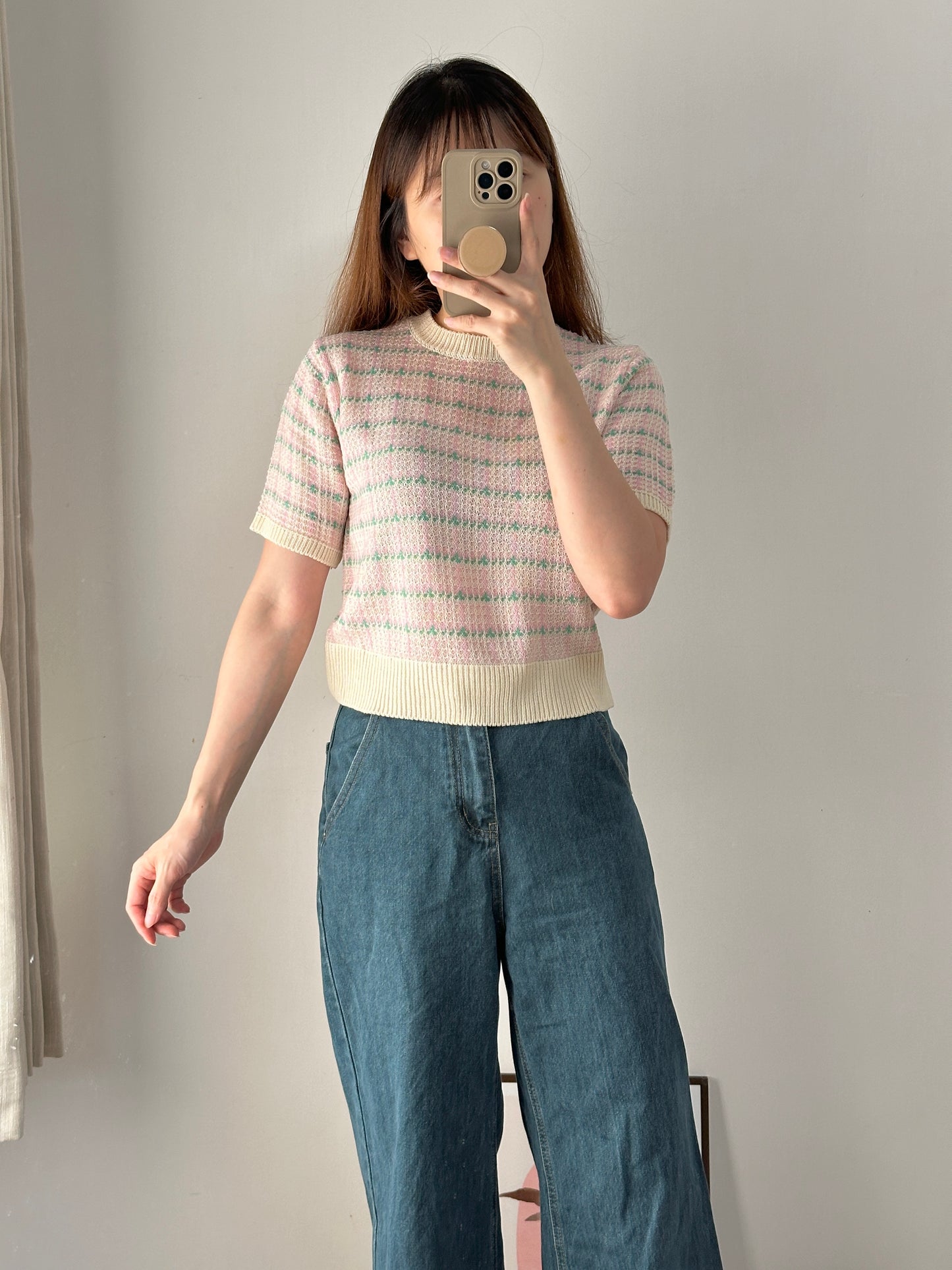 擺脫沉悶配色針織衫