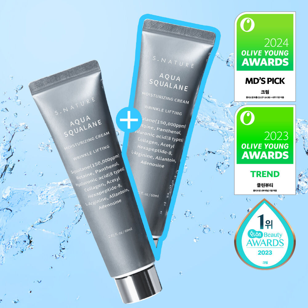 S.Nature 角鯊烷保濕霜 60ml+60ml