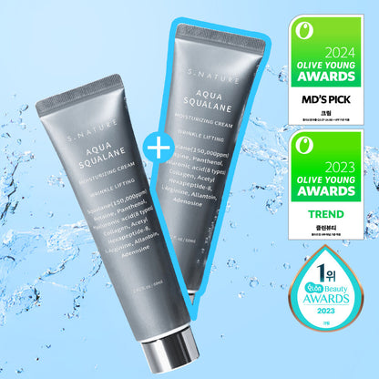 S.Nature 角鯊烷保濕霜 60ml+60ml