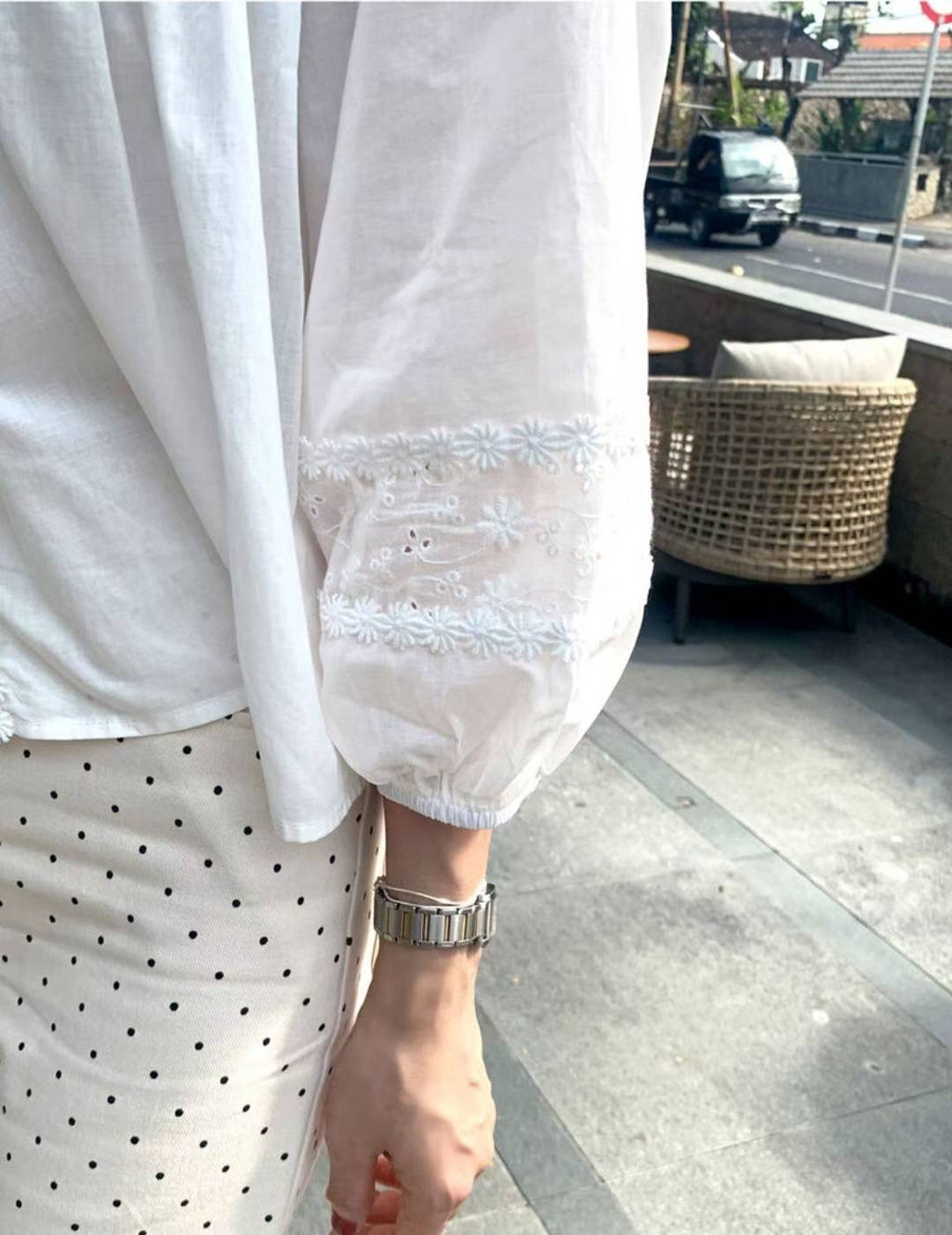 通花花邊Blouse