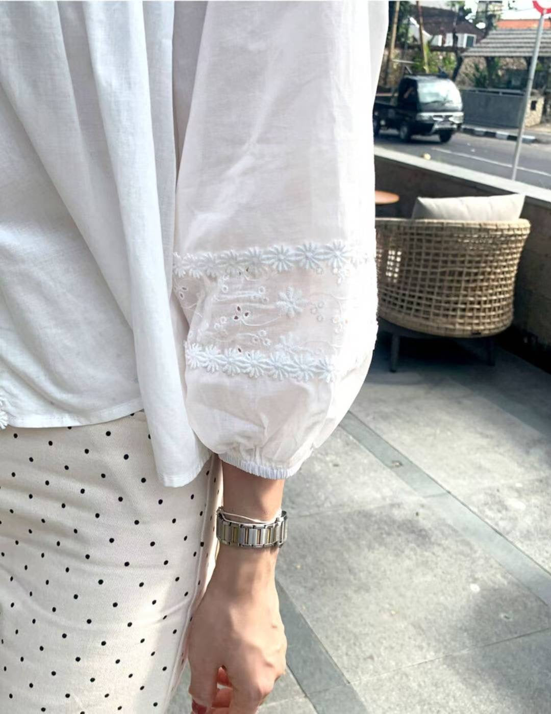 通花花邊Blouse