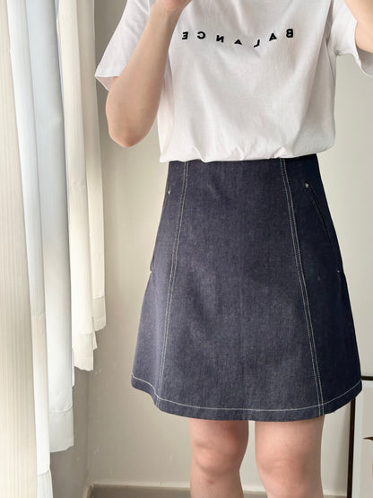 明線A Line牛仔裙