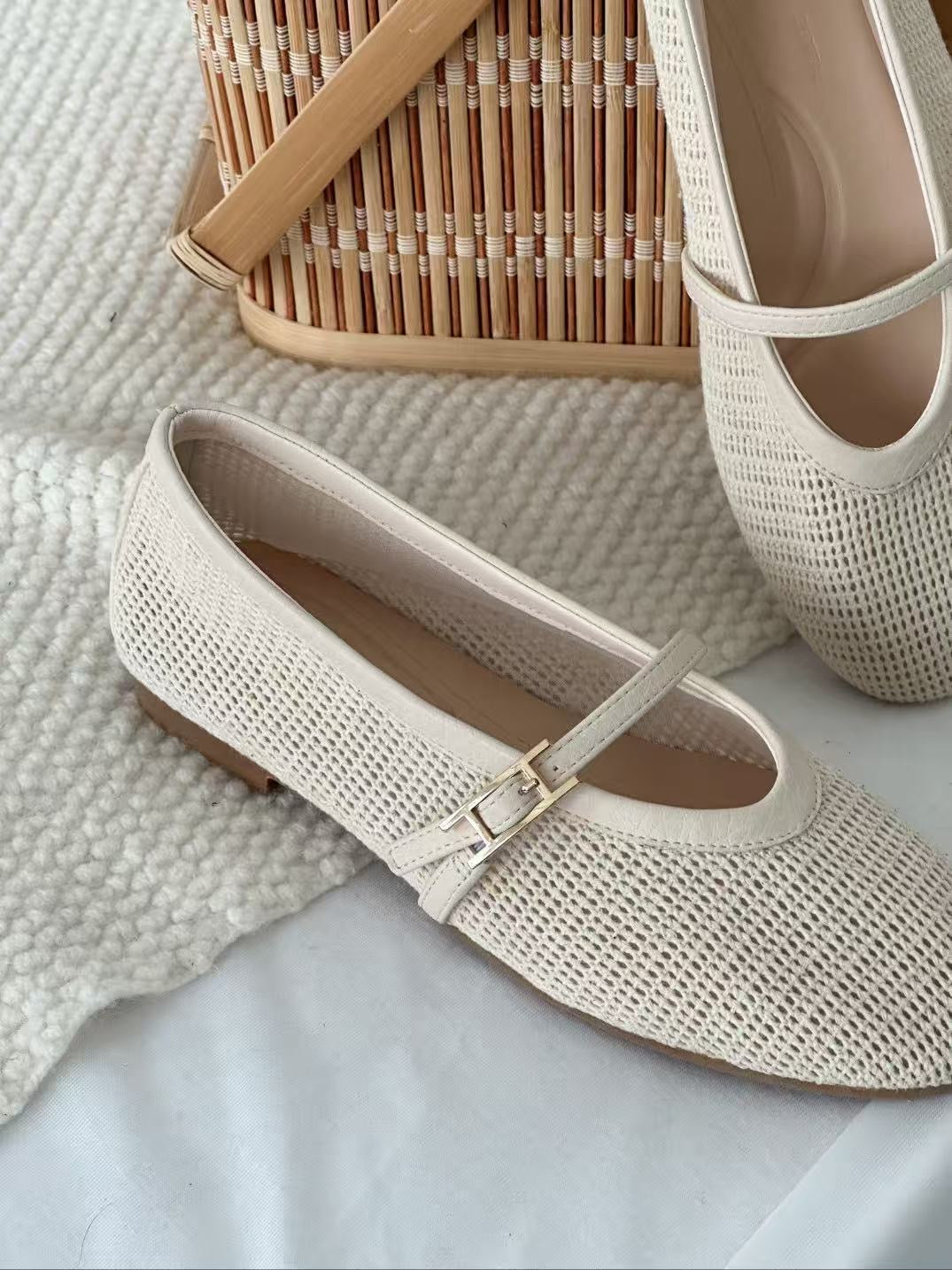 夏日網織Mary Jane