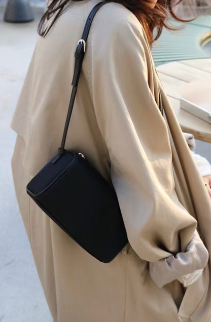 牛皮x尼龍枕頭包