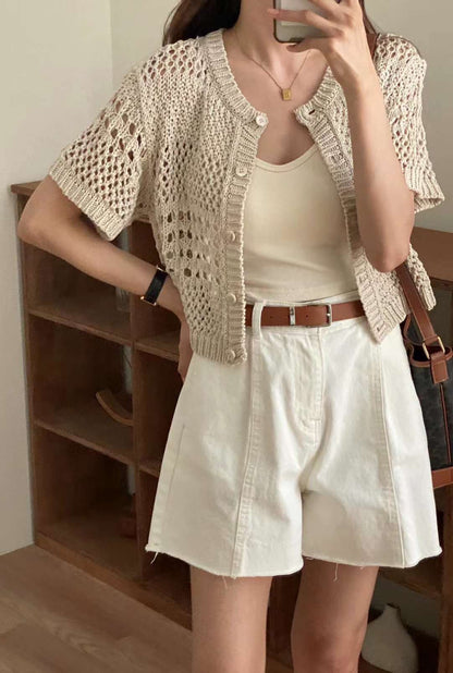 A Line不修邊牛仔褲