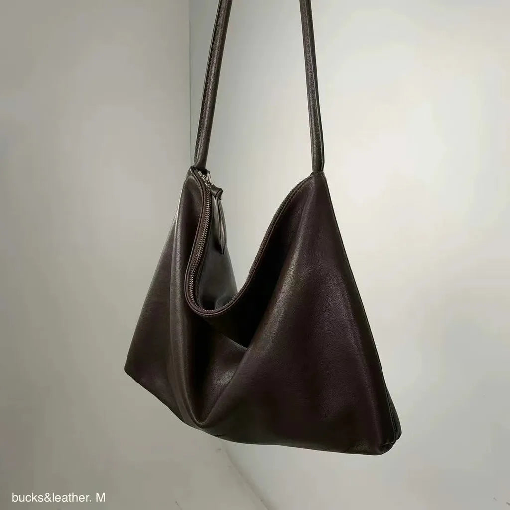 Bucks&Leather #166 慵懶垂墜Shoulder Bag (M)