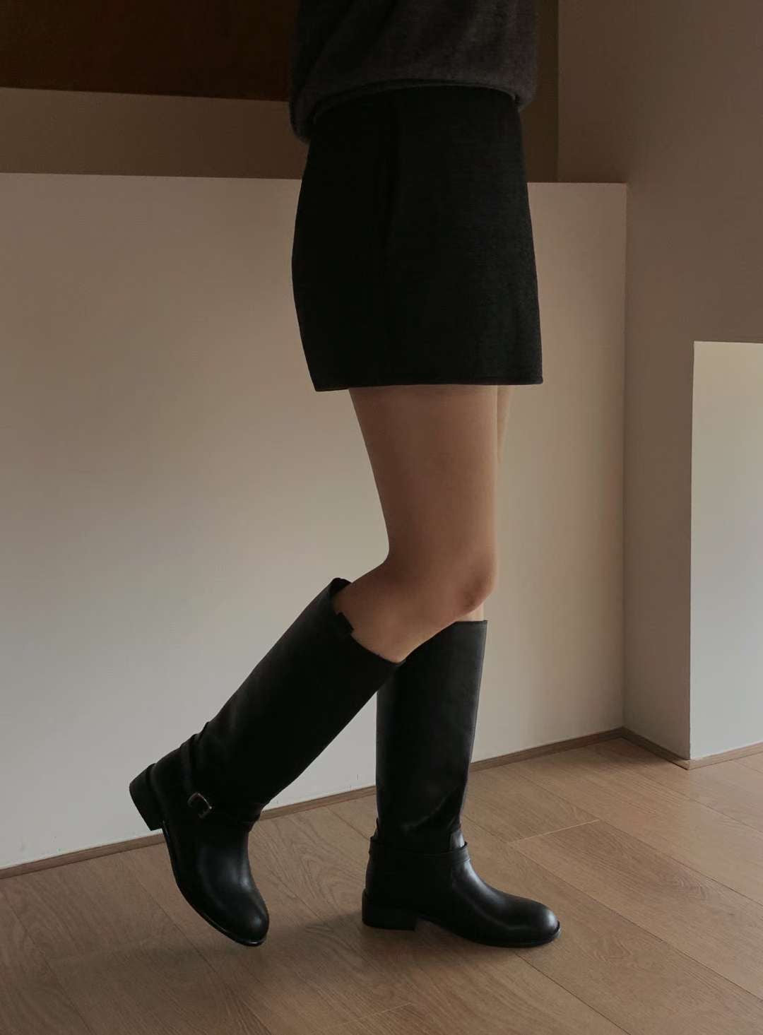 【真皮】可拆Belt長靴