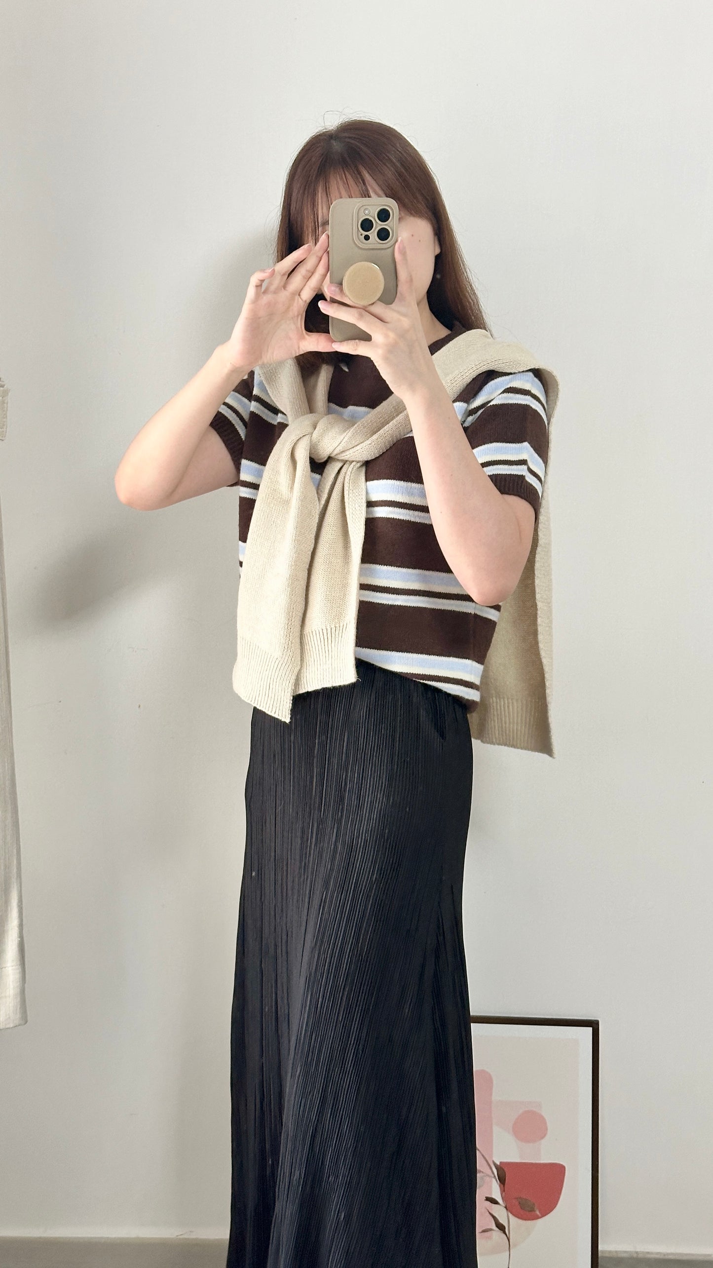 外搭針織小披肩