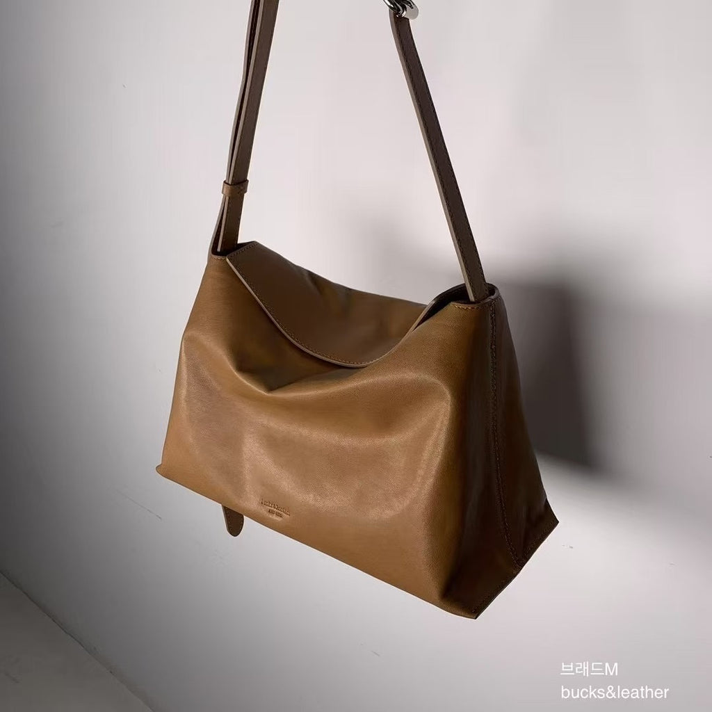 Bucks&Leather 磁石扣枕頭袋 (L)