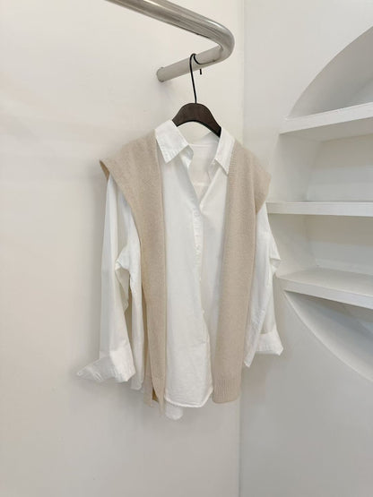 外搭針織小披肩