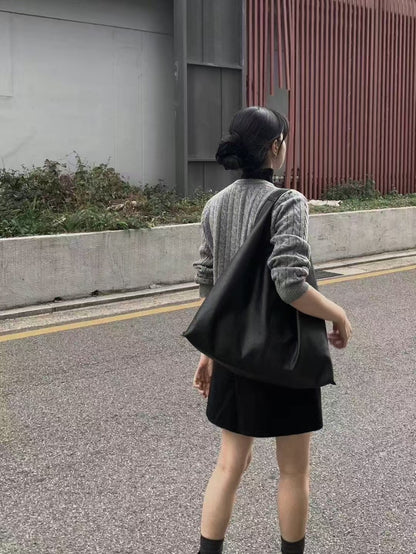 Bucks&Leather #170 Carry All Totebag (L）