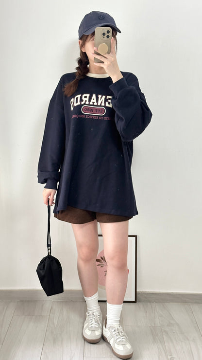 Oversized美式長衛衣