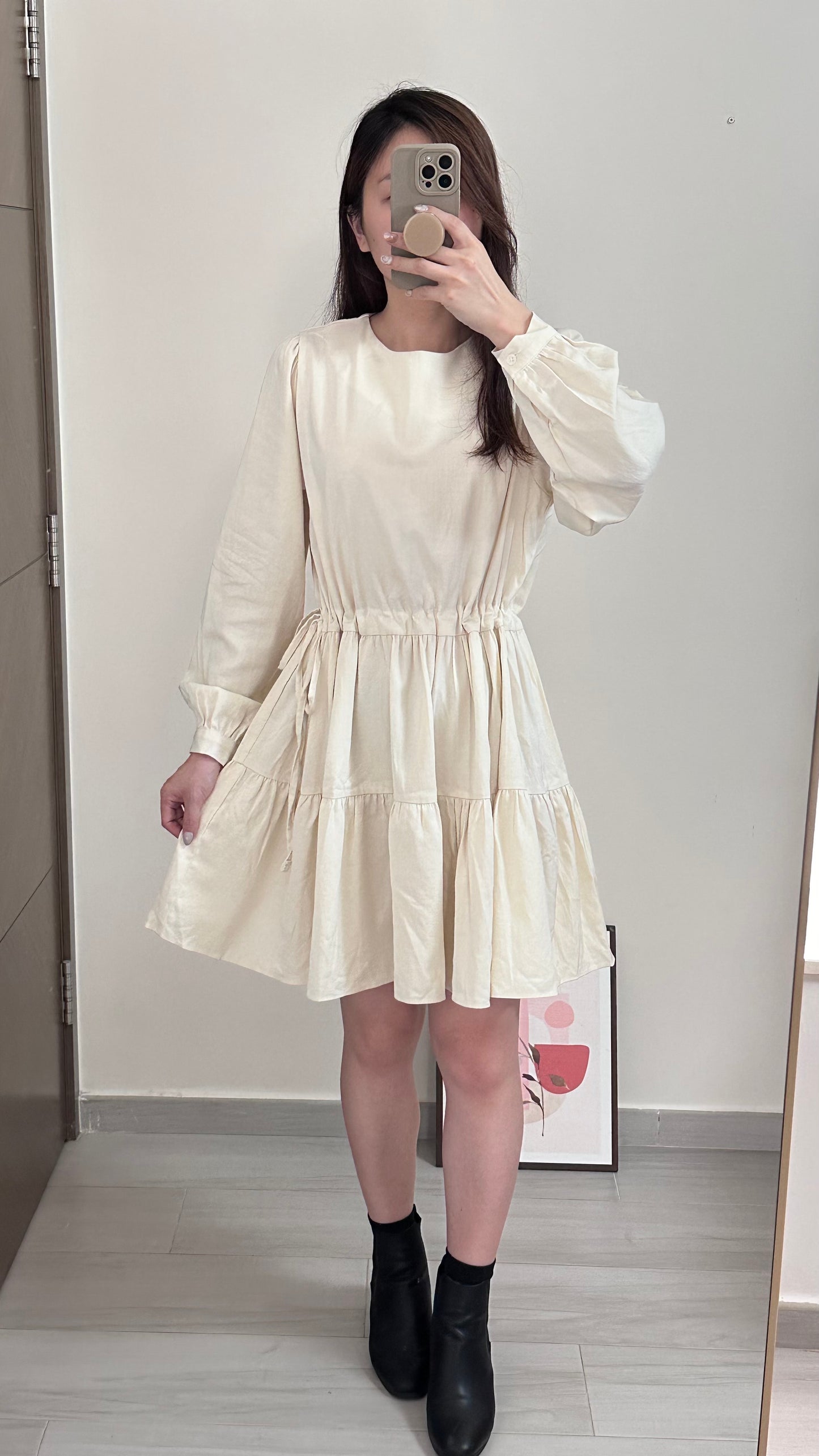 束腰娃娃連身裙