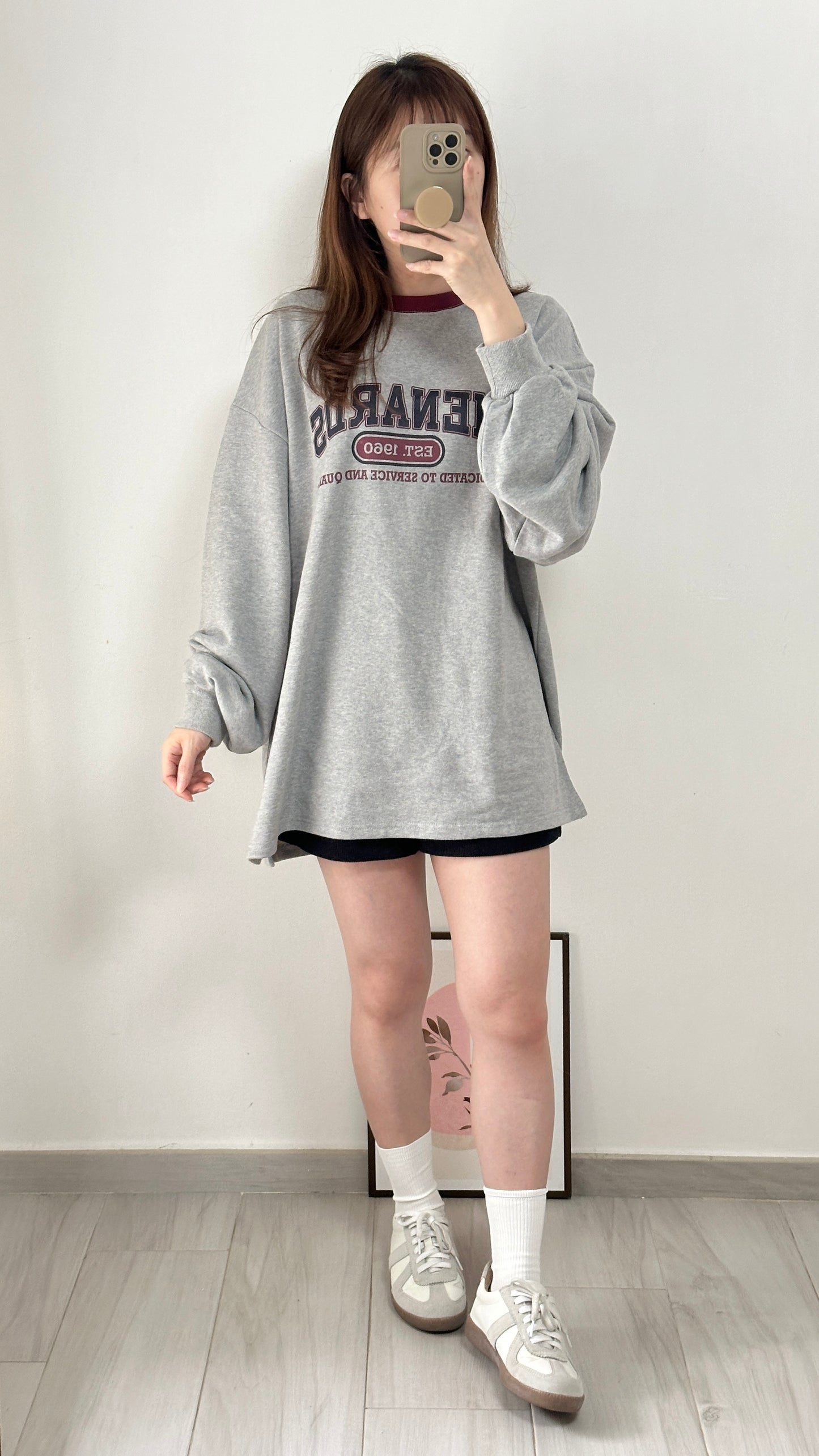 Oversized美式長衛衣