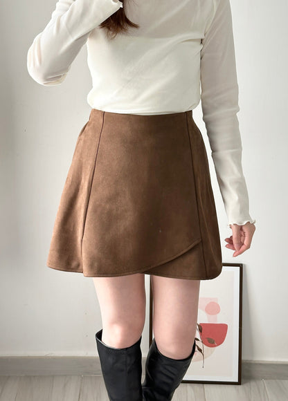 Suede Tulip Skirt