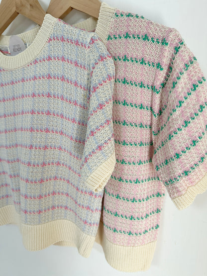 擺脫沉悶配色針織衫