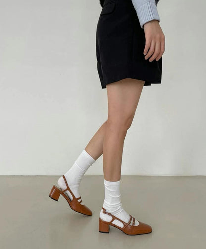 復古高踭Mary Jane