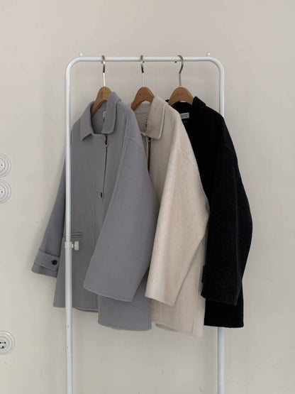 中長80%羊毛大褸