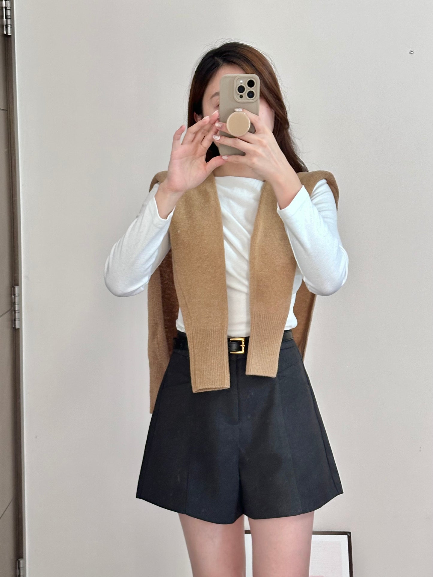 高級感羊毛披肩