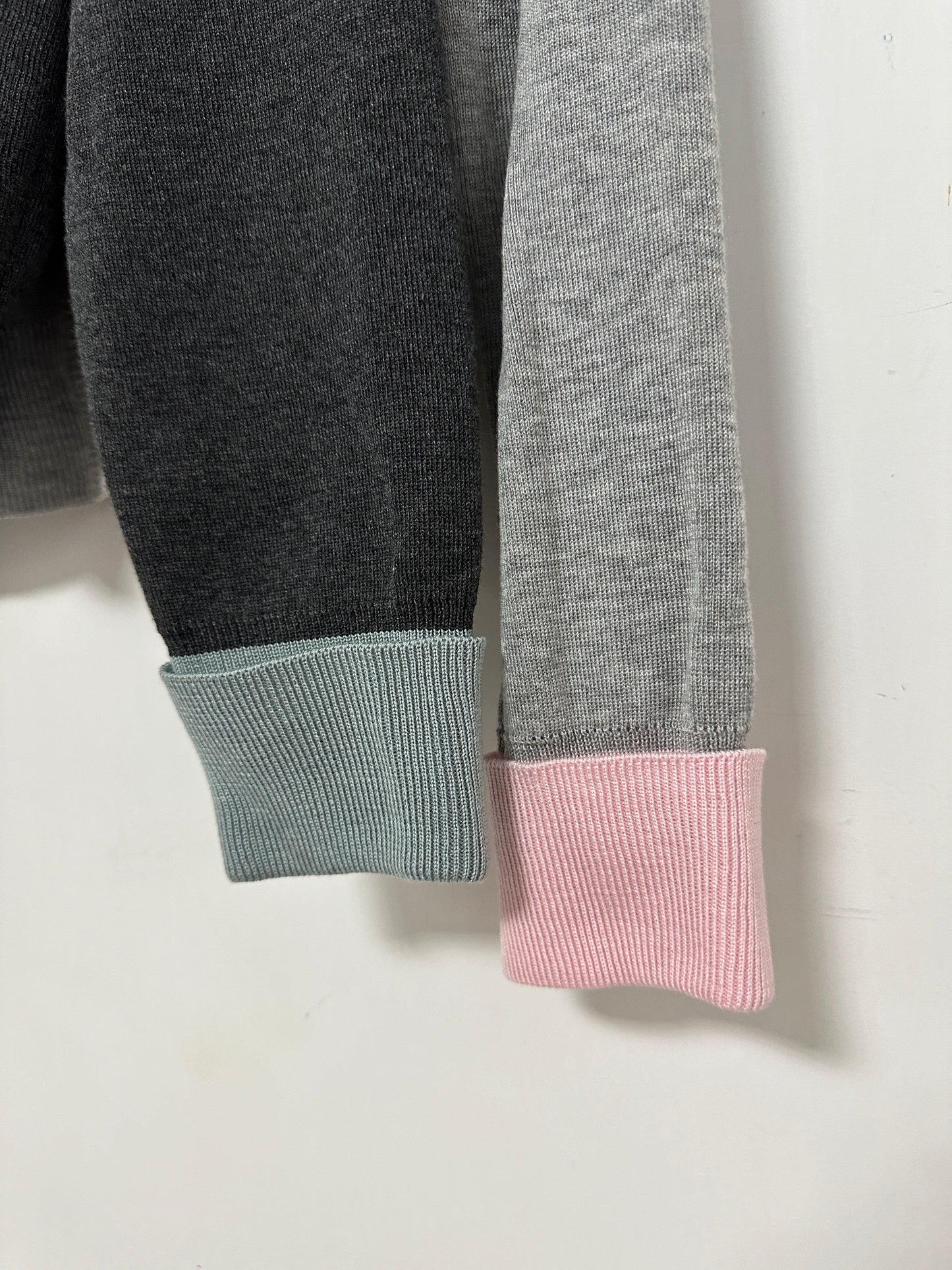 拼色薄針織Cardigan