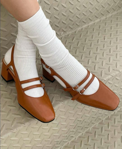 復古高踭Mary Jane