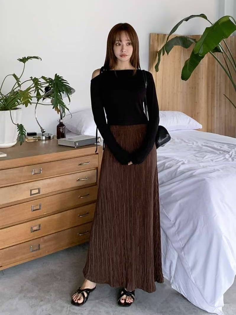 坑紋百搭傘裙