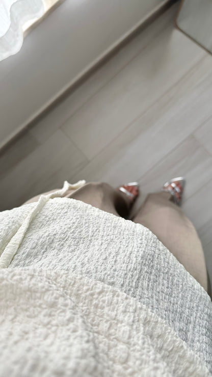 紋理半高領上衣