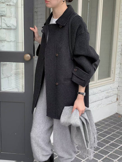 中長80%羊毛大褸