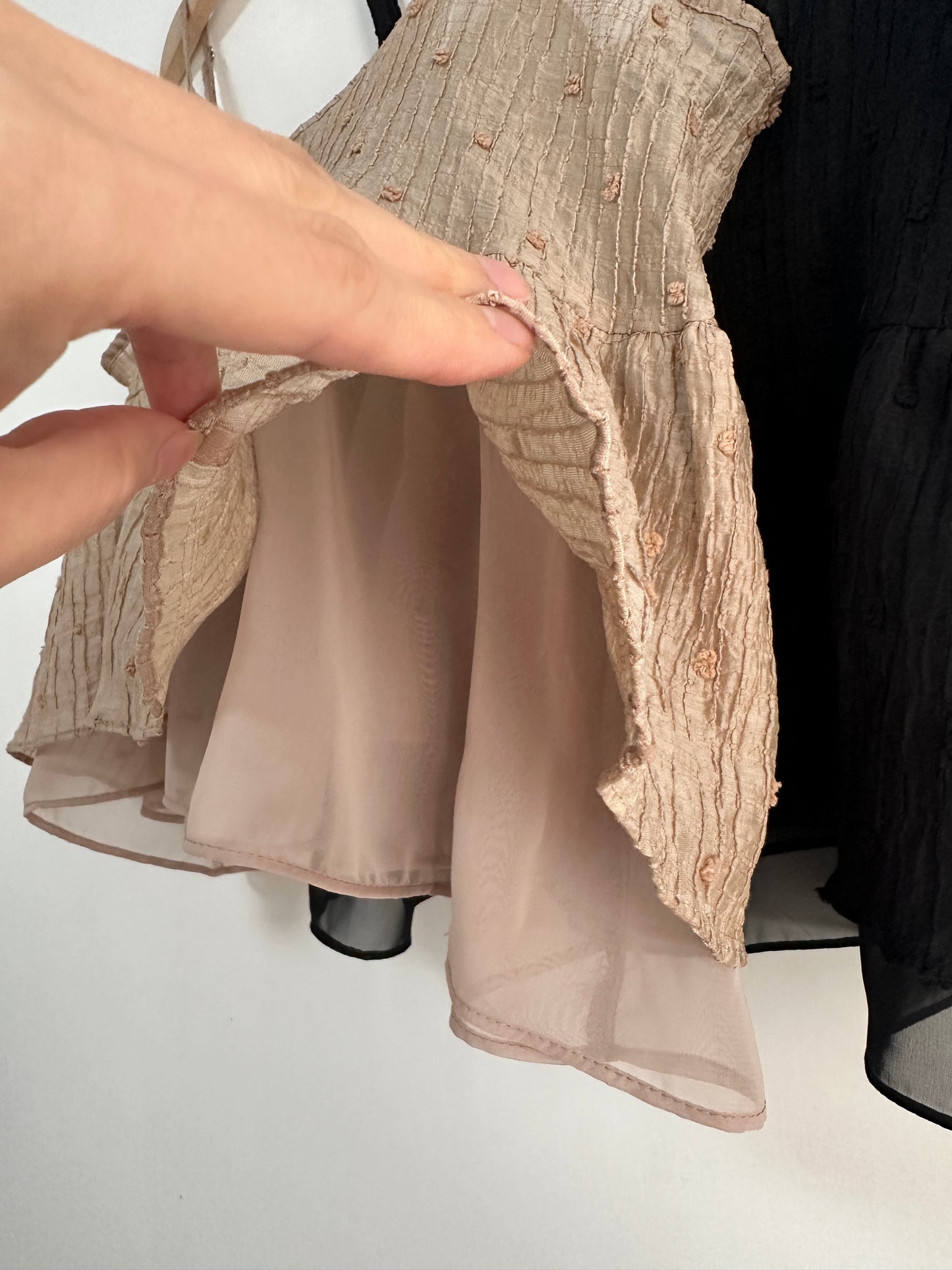 雙層飄逸外搭背心