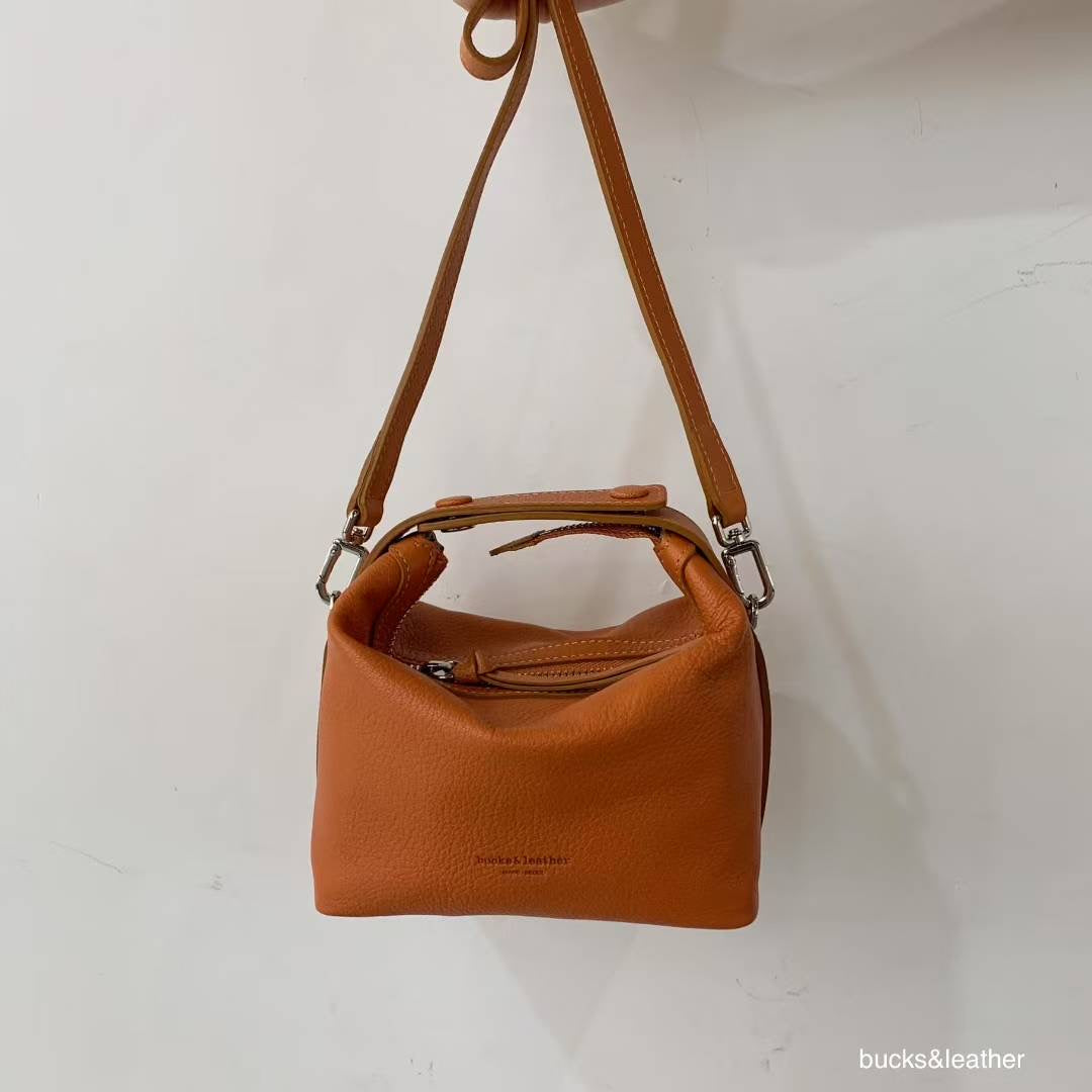 Bucks&Leather 雙扣便當袋