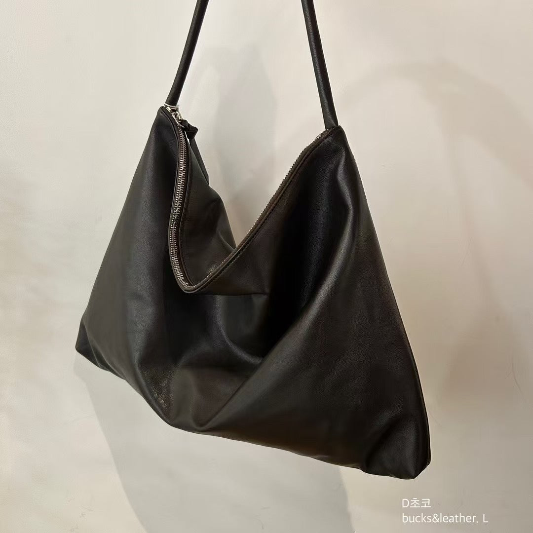 Bucks&Leather #167 慵懶垂墜Shoulder Bag (L)