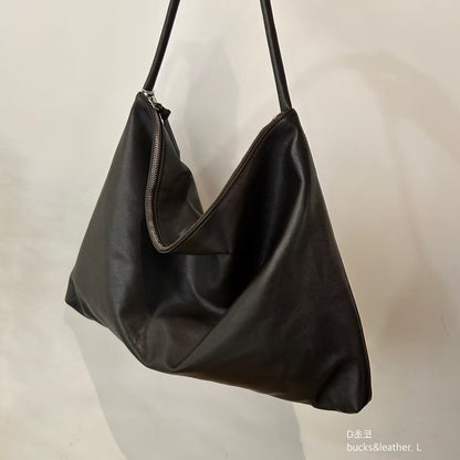 Bucks&Leather #167 慵懶垂墜Shoulder Bag (L)